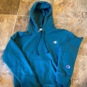 CHAMPION Reverse Weave Jade Womens Hoodie
